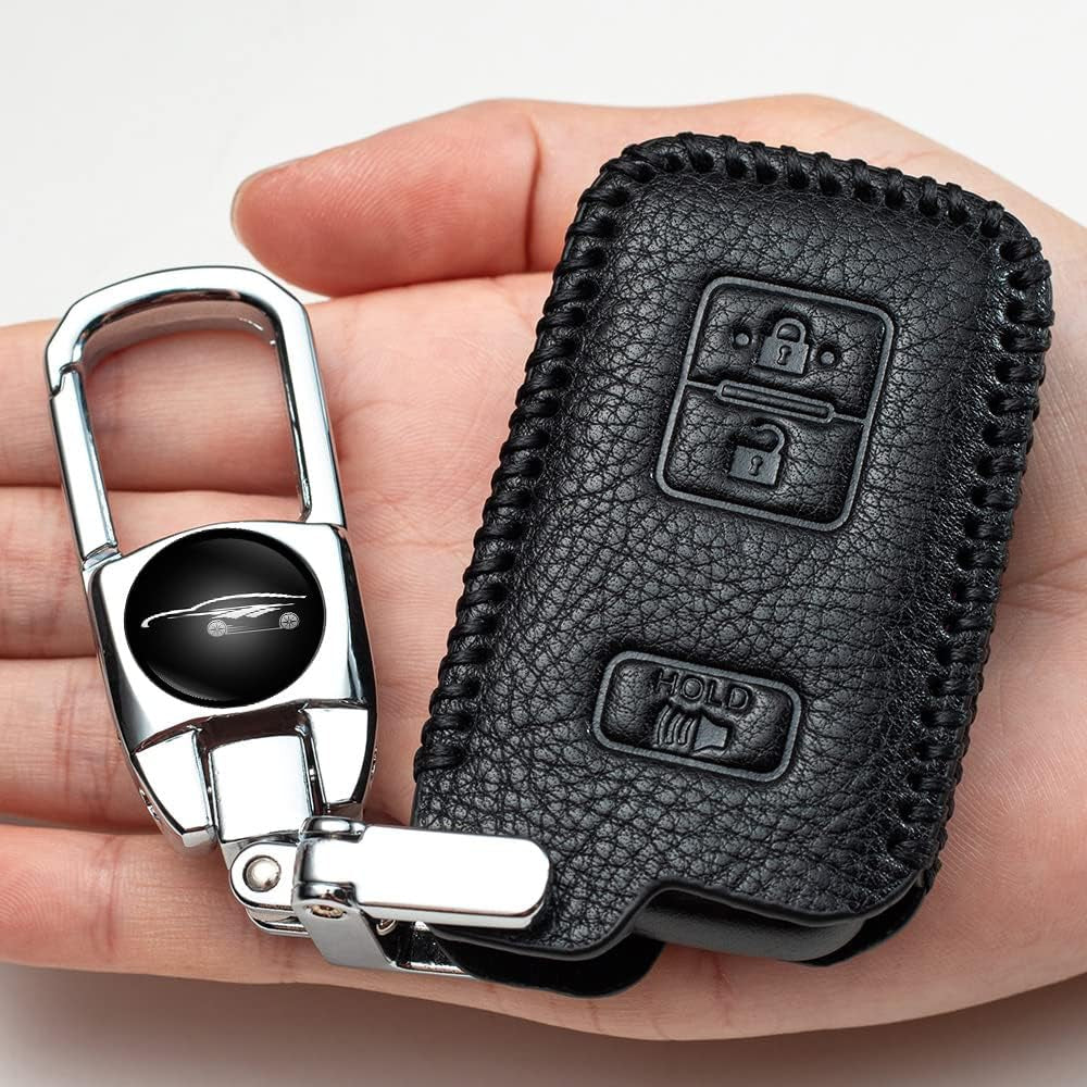 BBBB Car Key Cover Leather Cover Key Fob Case Protector Jacket Remote Holder