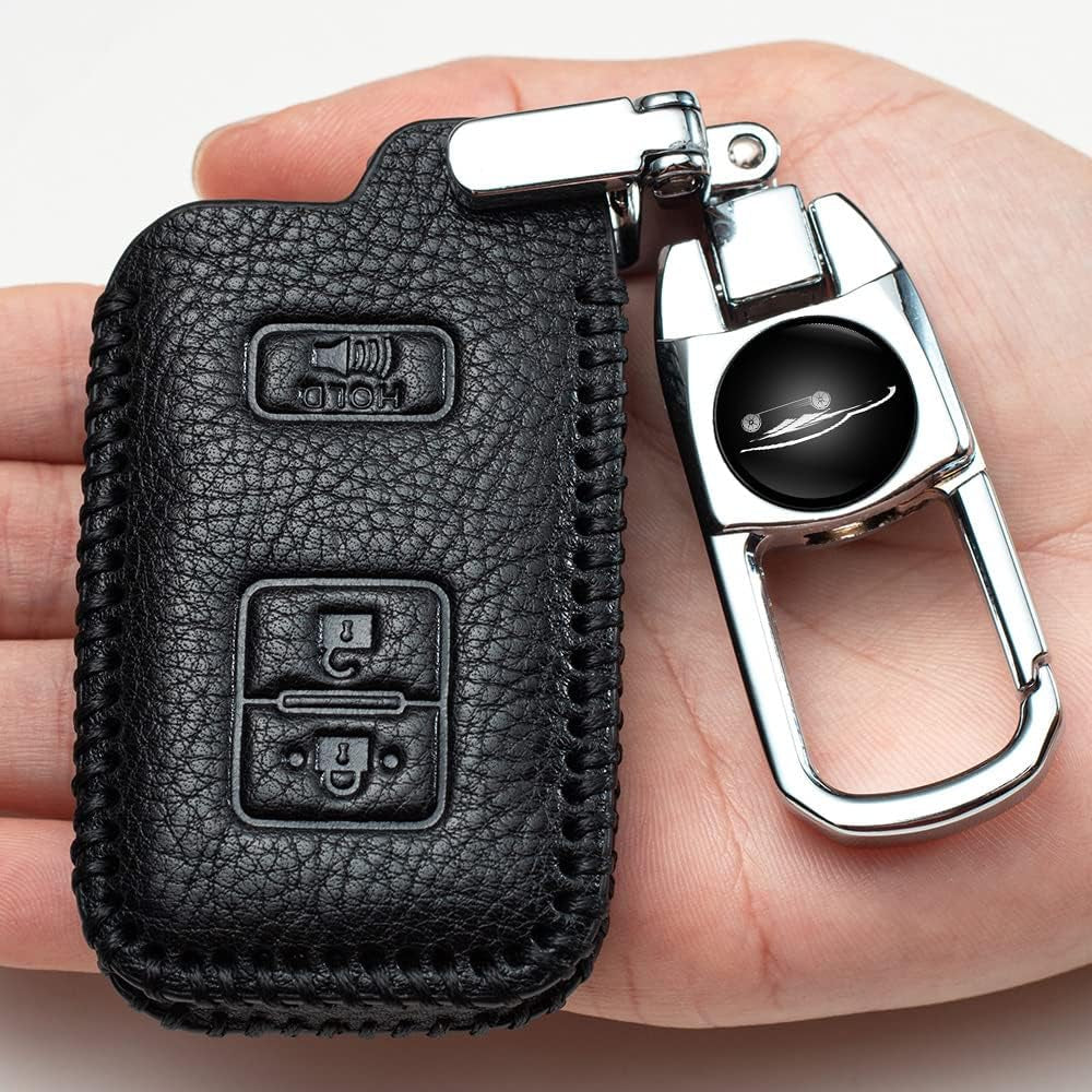 BBBB Car Key Cover Leather Cover Key Fob Case Protector Jacket Remote Holder
