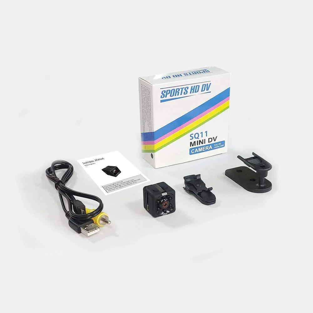 Super Mini Wireless Security Camera, Full HD 1080P Portable Small HD Nanny Cam with Night Vision, Video Record and Motion Detection for Home, Car, Drone and Outdoor Use