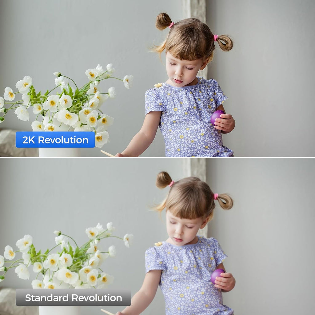 Enhance Your Home Security with the P160 2K Video Surveillance Camera - Night Vision, PIR Detection, and Two-Way Talk